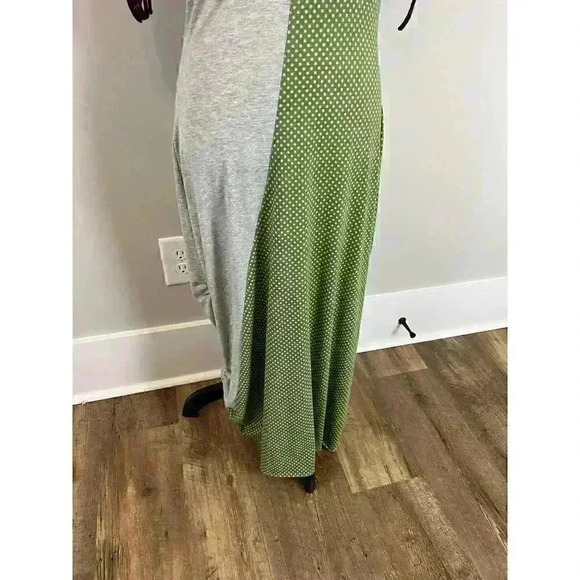 Angels Never Die Maxi Cinched Dress With Tie Retro Goth Boho Peasant MSRP $195 - Picture 2 of 16